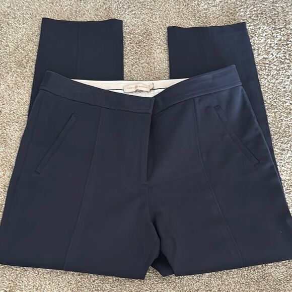 Tory Burch navy slacks - size 8 - Picture 1 of 6